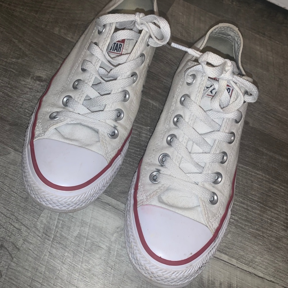 white ankle converse